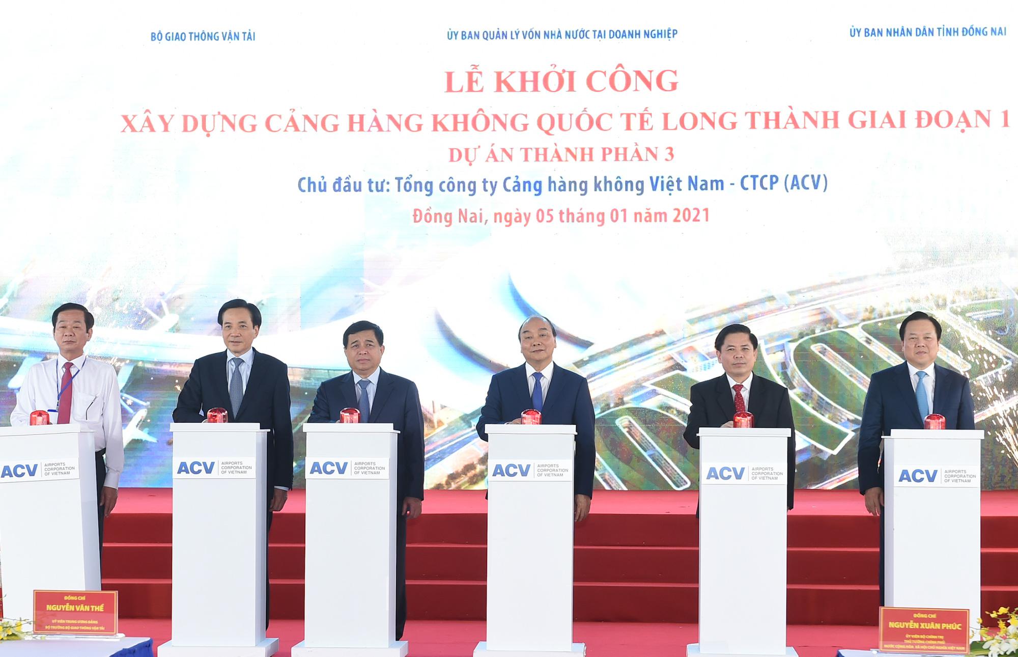 Thủ tướng bấm nút khởi công xây dựng sân bay Long Thành